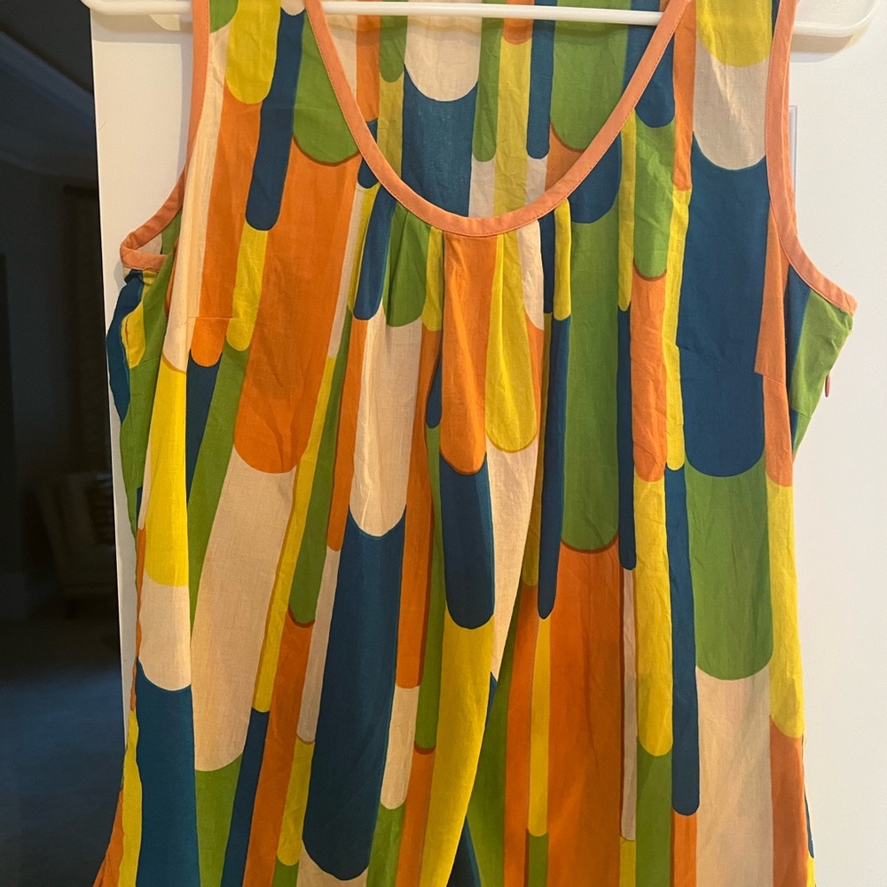 Boden Multicolor Patterned Sleeveless Top